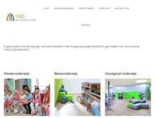 Tablet Screenshot of deschoolinrichter.nl